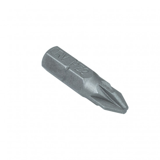 Біта сталева Polax 25 мм PZ2 1/4" ,10 шт (51-072)