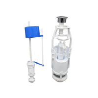 Комплект арматуры Zerix АК-02-A спускная 2-реж. + наполняющая с нижним подводом (ZX5164)