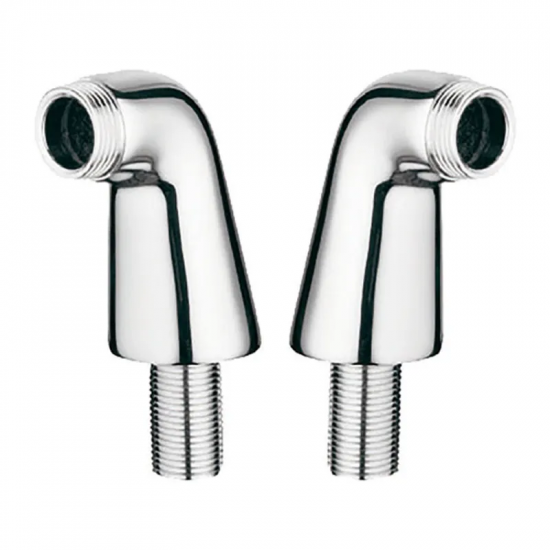 Комплект (2 шт) перехідників для установки змішувача в акрилову ванну Zerix LR77 (ZX2637)