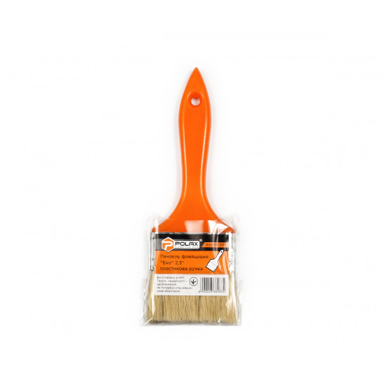 Пендель флейцевый Polax 2,5", смешанный ворс, пластиковая ручка, тип "Эко" (05-005)