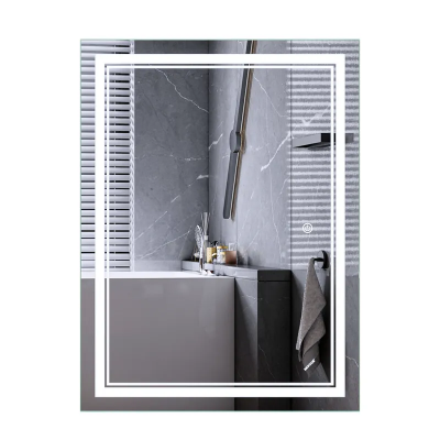 Зеркало Mixxus Premium QUADRO MR20-90x70-REVERSE (LED Touch, Anti-fog, диммер) (MP6621)