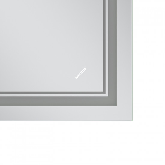 Зеркало Mixxus Premium QUADRO MR20-90x70-REVERSE (LED Touch, Anti-fog, диммер) (MP6621)