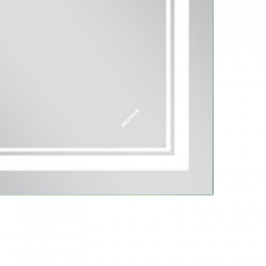 Зеркало Mixxus Premium QUADRO MR20-90x70-REVERSE (LED Touch, Anti-fog, диммер) (MP6621)