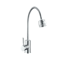 Змішувач для кухні Champion SUS-011 CHROME REFLECTOR з рефлекторним виливом з нержавіючої сталі (CH