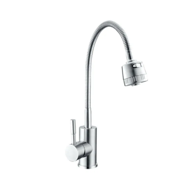 Змішувач для кухні Champion SUS-011 CHROME REFLECTOR з рефлекторним виливом з нержавіючої сталі (CH