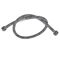 Гнучкий шланг для підключення води Гайка 1/2'' - Гайка 1/2'' (120 см) ZERIX (ZX1555)