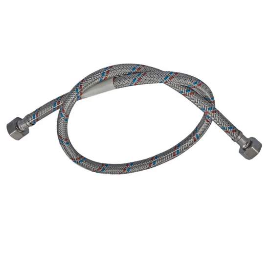 Гнучкий шланг для підключення води Гайка 1/2'' - Гайка 1/2'' (120 см) ZERIX (ZX1555)