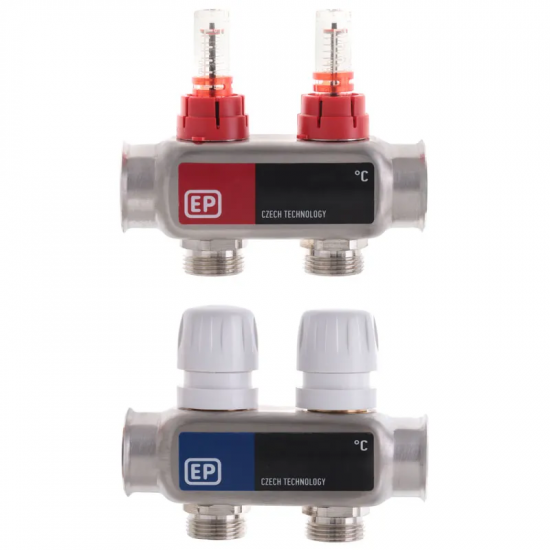 Колекторний блок з расxодомерамі EUROPRODUCT EP.S1110-02 1 "x2 (EP4978)