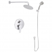 Встроенная душевая система с смесителем и тропическим душем Zerix LR2403-2 (LL1210)