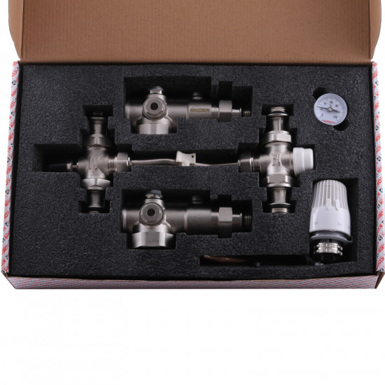 Смешивающий узел для коллекторов с плеч. подеколи. Koer KR.1022S - 1" (без насоса) (KR2911)