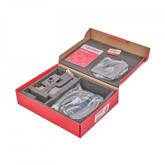 Змішувач для гігієнічного душу Koer KB-23007-07 (Колір графіт) (KR5163)