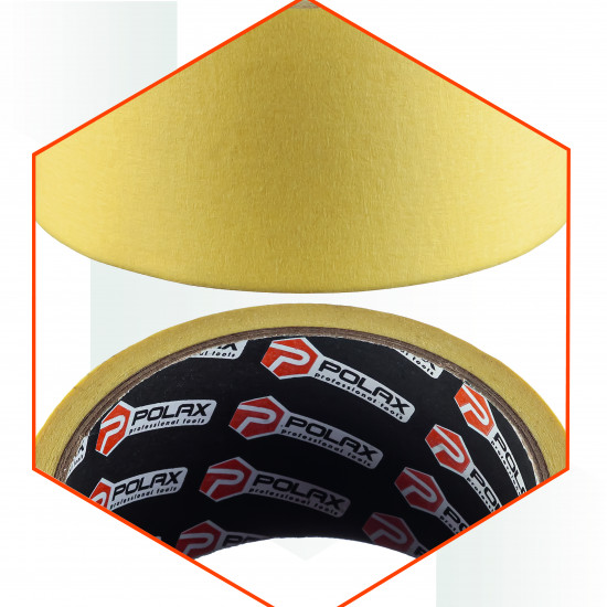 Малярна клейка стрічка Polax Стандарт 38 мм х 40 м (101-068)