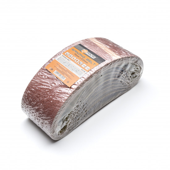 Шліфувальна стрічка нескінченна Polax для стрічкових шліфувальних машин 75*533 мм зерно К40 (54-015)