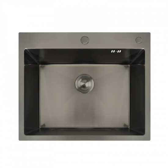 Мойка Mixxus MH6050 Nano-Black из нерж. стали (цвет графит) (MX1933)