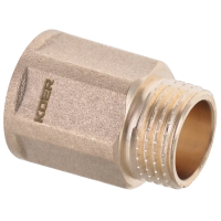 Подключатель Koer WM.E06-25.WN - 1/2 "-25мм (Без никеля) (KR3011)