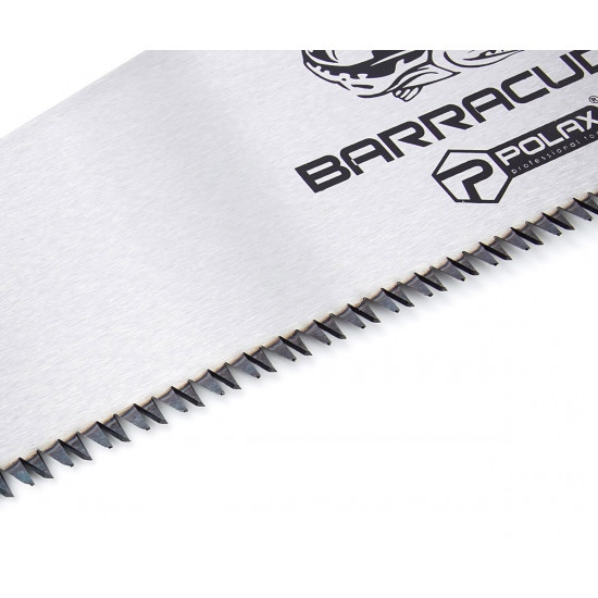Ножівка по дереву Polax пила Barracuda з тристороннім заточенням 400 мм (47-001)