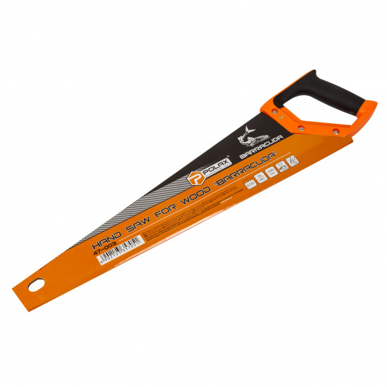 Ножівка по дереву Polax пила Barracuda c тристороннім заточуванням 500 мм (47-003)