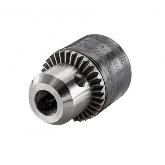 Патрон для дриля з ключем 1.5-13мм 1/2-20UNF, Polax (55-001) Патрон для дриля з ключем 1.5-13мм 1/2-20UNF, Polax (55-001)