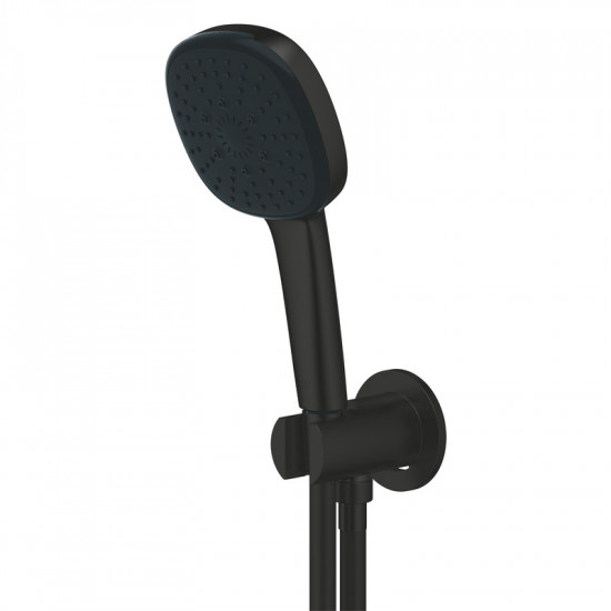 Душовий набір з настінним ручним душем Grohe Tempesta Cube 110 3 режими, чорний матовий (269102433)