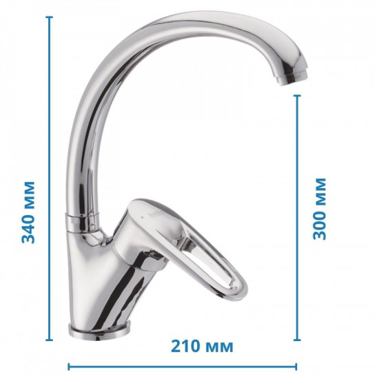 Змішувач для кухні Haiba OPUS 011 (HB0334)