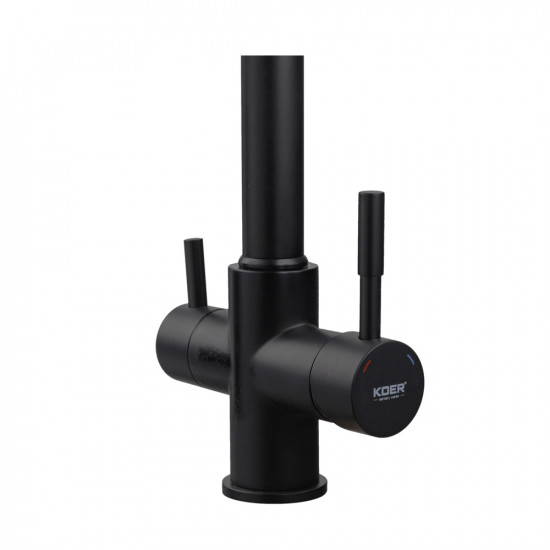 Змішувач для кухні Koer KB-72025-05 з виходом для питної води (вилив - пружина) (KR5015)