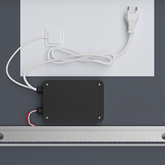 Зеркало Mixxus Premium CUBIC MR14-70x50-REVERSE (LED Touch, Anti-fog, димер) (MP6647)