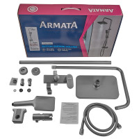 Душевая колонна с смесителем из алюминия Armata BCG-009-J, 3 режима (CH6559)