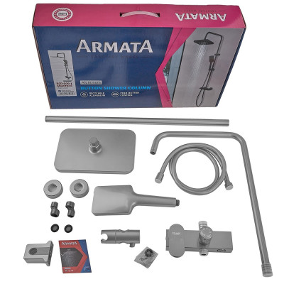 Душова колона зі змішувачем з алюмінію Armata BCD-009-J, 3 режими (CH6556) Душова колона зі змішувачем з алюмінію Armata BCD-009-J, 3 режими (CH6556)