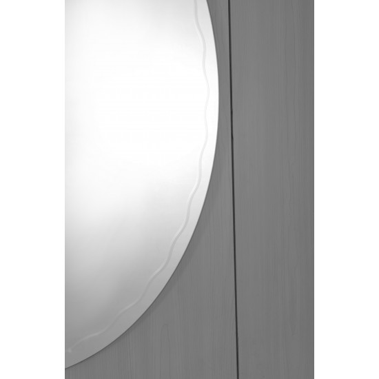 Зеркало настенное Zerix FUSION MOZ02-650x800 овальное с декором (ZX5631)