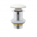 Донний клапан для раковини Mixxus POP-UP-09 WHITE 1 1/4'' СLICK-СLACK без переливу (AC3567)