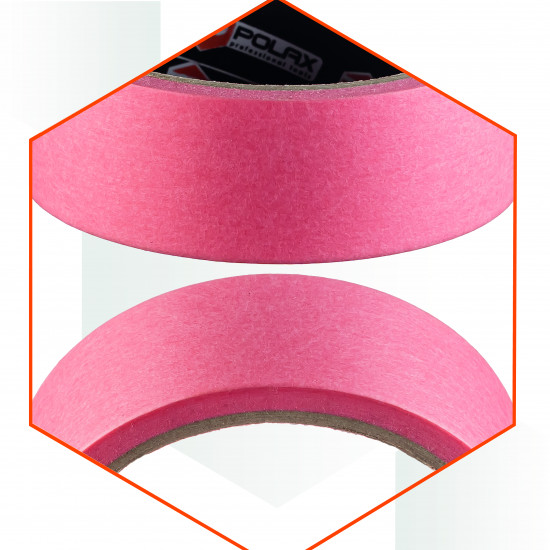 Малярна клейка стрічка Polax з рисового паперу Delicate 38 мм х 20 м (101-098)