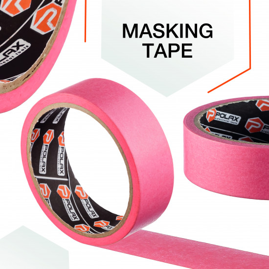 Малярна клейка стрічка Polax з рисового паперу Delicate 38 мм х 20 м (101-098)