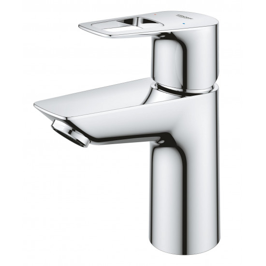 Одноважільний змішувач для раковини S-Size Grohe BauLoop New з нажимним донним клапаном (23878001)
