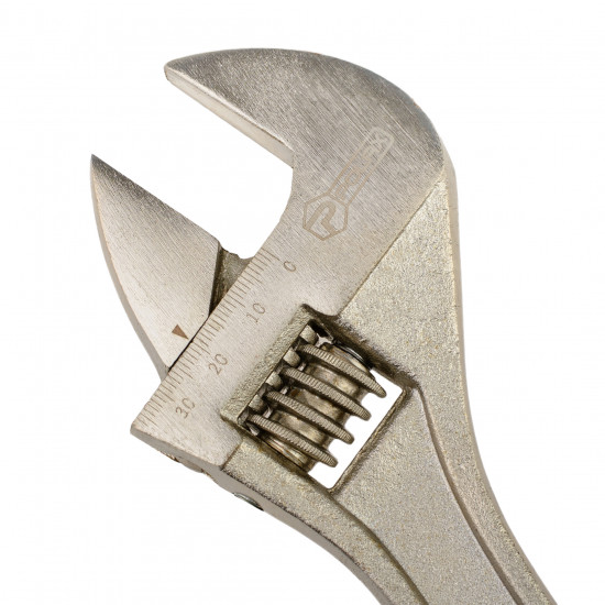 Ключ розвідний Polax з гумовою рукояттю 300 мм (25-020)