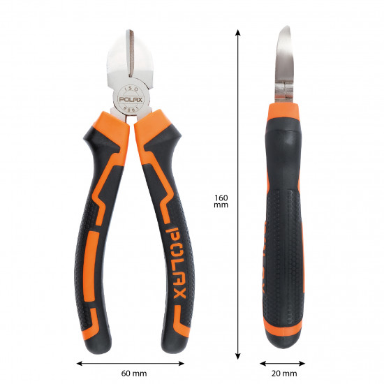 Бокорізи Polax комбіновані 160 мм Cr-V (35-004)