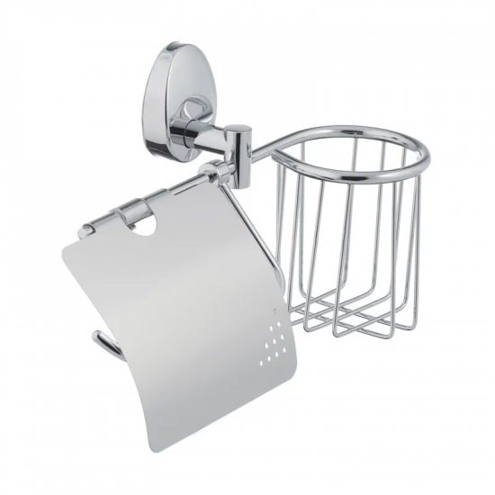 Держатель бумаги с крышкой и корзиной Zerix LR3303-1 (LL1425)