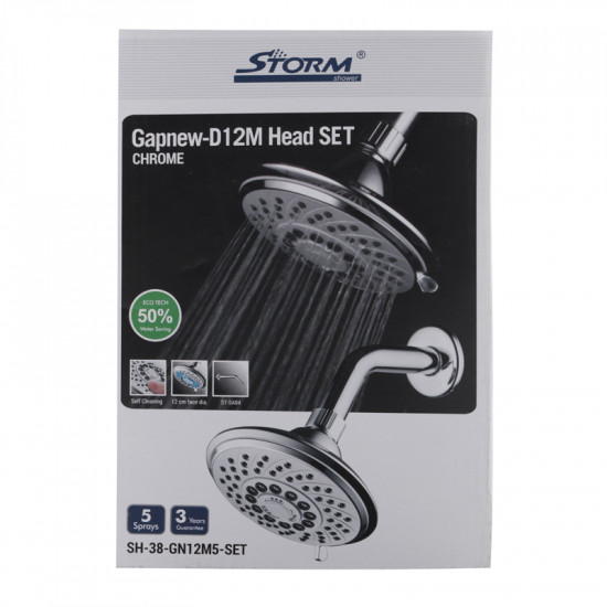 Лійка для душу Storm SH-38-GN12M5-SET (ST0026)