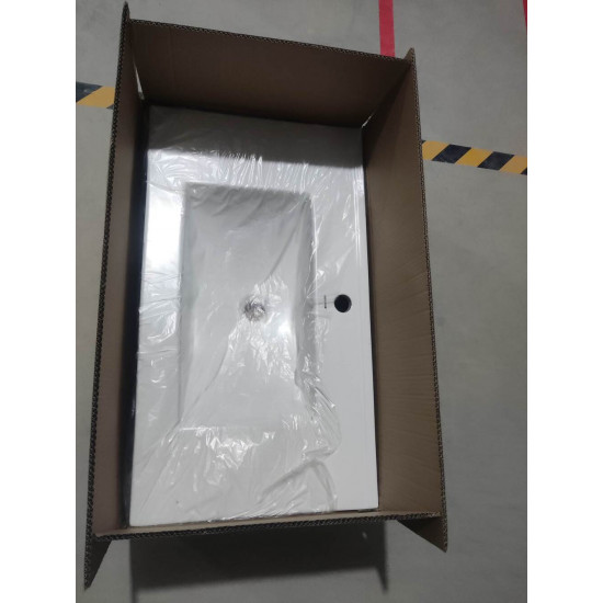 Раковина меблева Mixxus Premium CUBIC-1503 810х460х170mm з отвором під змішувач та переливом (MP649