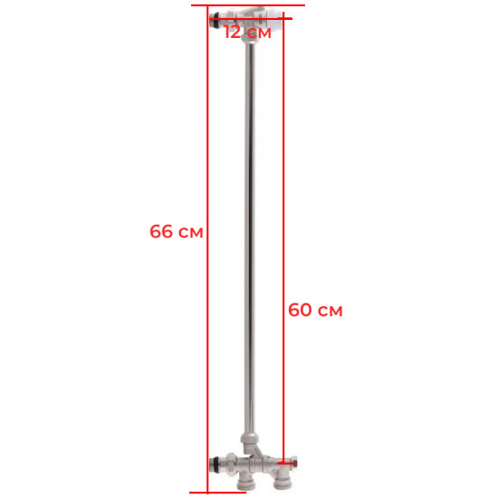Блок нижнего подключения радиатора с трубкой Koer KR.1135 (KR2896)