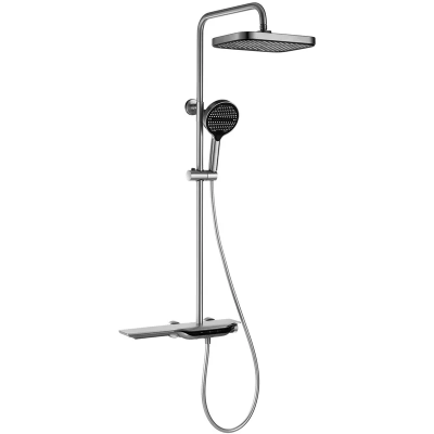 Душова колона з термостатичним змішувачем MIXXUS PREMIUM SPACE-009-J CHROME з кнопковим перемикачем