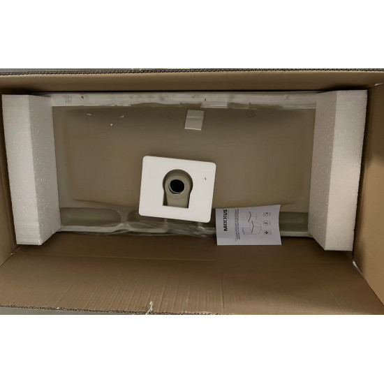 Раковина меблева MIXXUS PREMIUM STYLE-1504 1000х480х190mm з отвором під змішувач та переливом (MP65