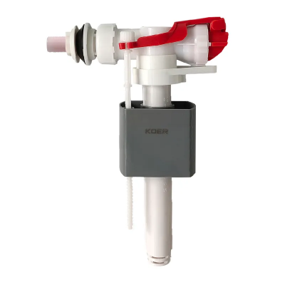 Арматура наповнювальна Koer KT-0106-3/8" з боковим підключенням та пластиковим різьбленням 3/8" (KR