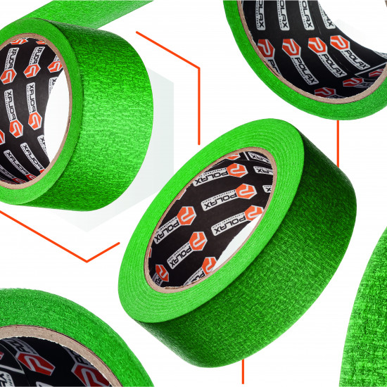 Малярна клейка стрічка Polax для фактурних поверхонь 48 мм х 40 м (101-159)