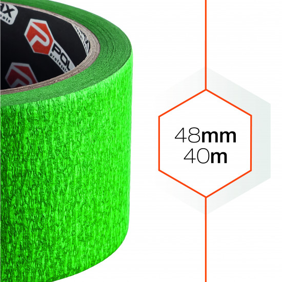 Малярна клейка стрічка Polax для фактурних поверхонь 48 мм х 40 м (101-159)