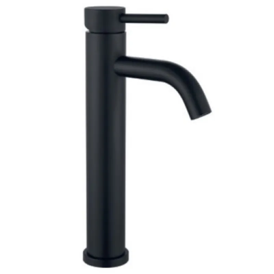 Змішувач для умивальника Mixxus SUS-001-B-High Black з нерж. сталі SUS304 (кол. чорний) (MI6099)