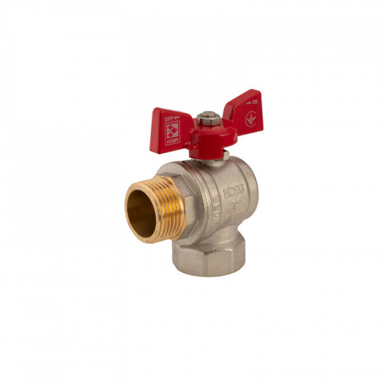 Кран кульовий Koer 1" ГШМ кутовий (KR.208) (KR2807)