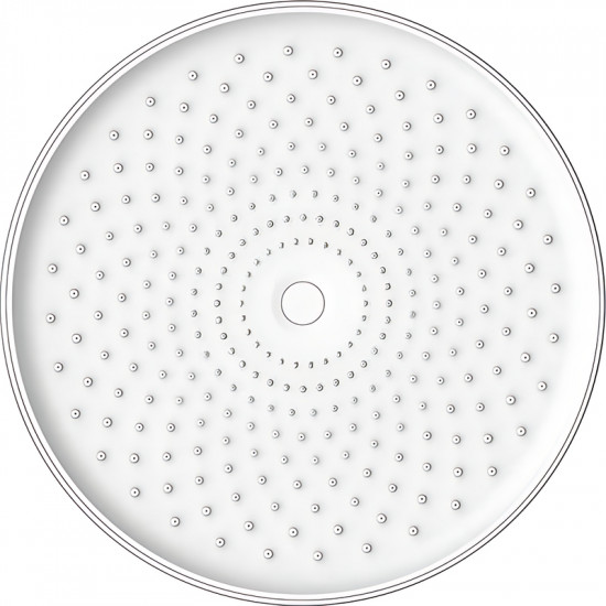 Лійка для душу стельова Koer KP-0413-01-OH 250мм (Колір хром) (KR5417)