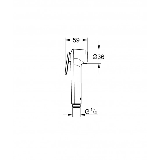 Лійка для гігієнічного душу Grohe Tempesta-F Trigger Spray (27512001)