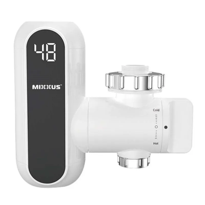 Водонагрівач проточний MIXXUS Electra 650-E 3,3 kW з кріпленням на вилив (MI6508)