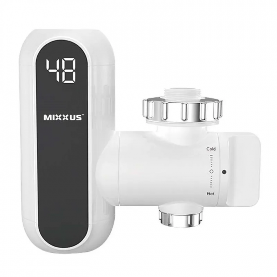 Водонагрівач проточний MIXXUS Electra 650-E 3,3 kW з кріпленням на вилив (MI6508)